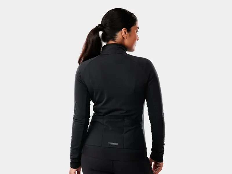 Trek Circuit Women's Thermal Long Sleeve Cycling Jersey in Black-1